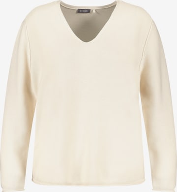 Pull-over SAMOON en beige : devant