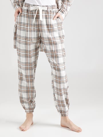 Hunkemöller - Pantalón de pijama en marrón: frente