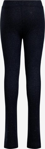 Skinny Leggings 'MEISJES GLITTER' di WE Fashion in blu