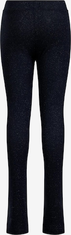 Skinny Leggings 'MEISJES GLITTER' WE Fashion en bleu