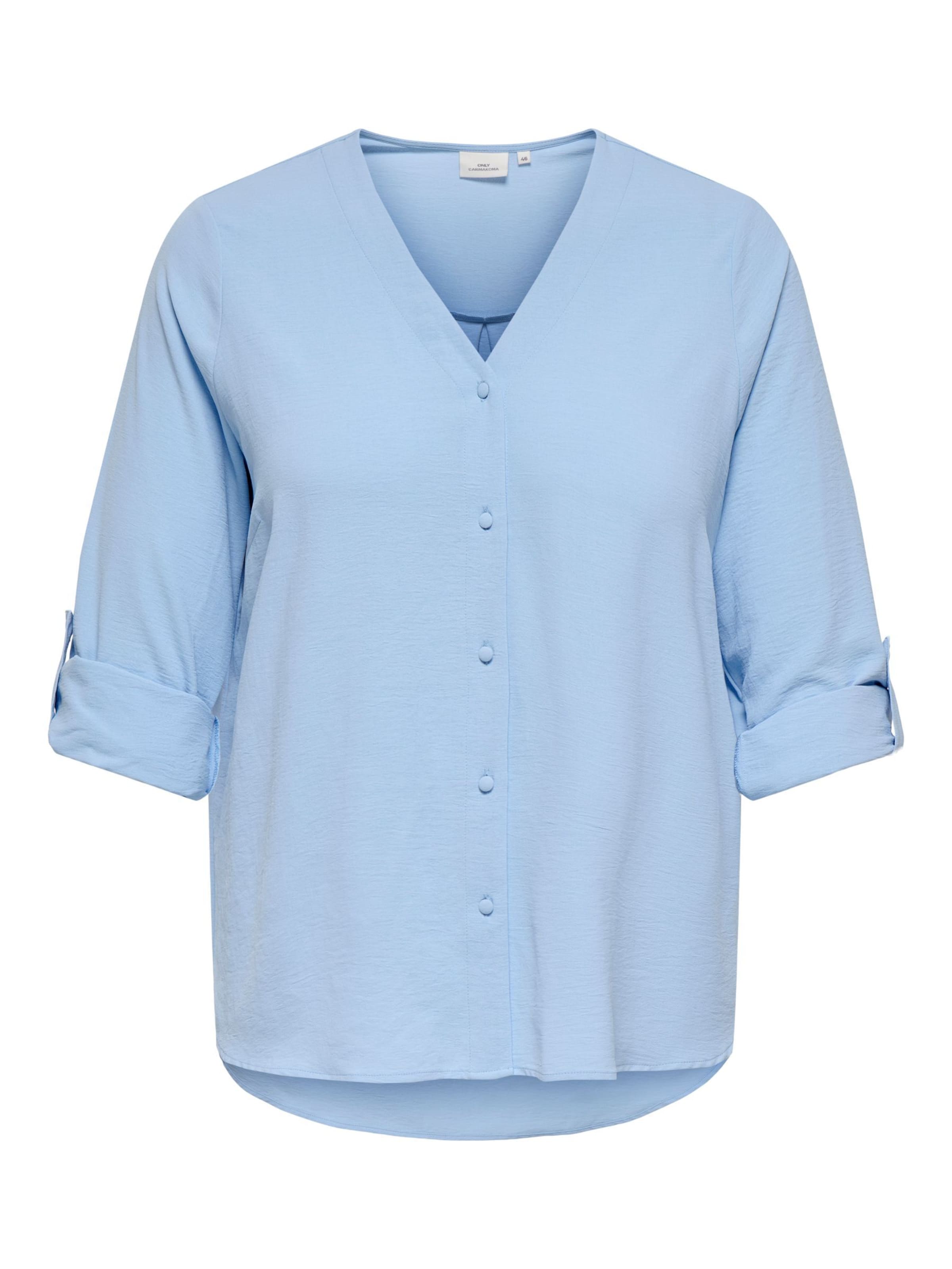ONLY Carmakoma Blouse 'CARJana' in Blue: front