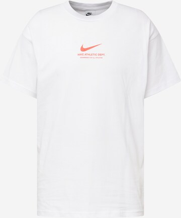 T-Shirt Nike Sportswear en blanc : devant