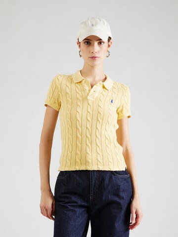 Pull-over Polo Ralph Lauren en jaune : devant