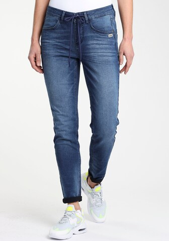 Gang Slimfit Jeans in Blau: Vorderseite