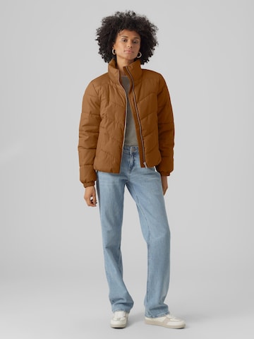 VERO MODA Jacke 'LIGA' in Braun