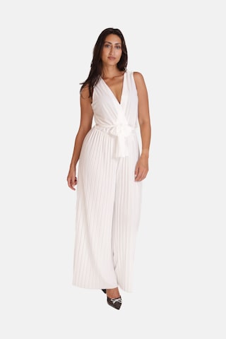 Elara Jumpsuit in Weiß: Vorderseite