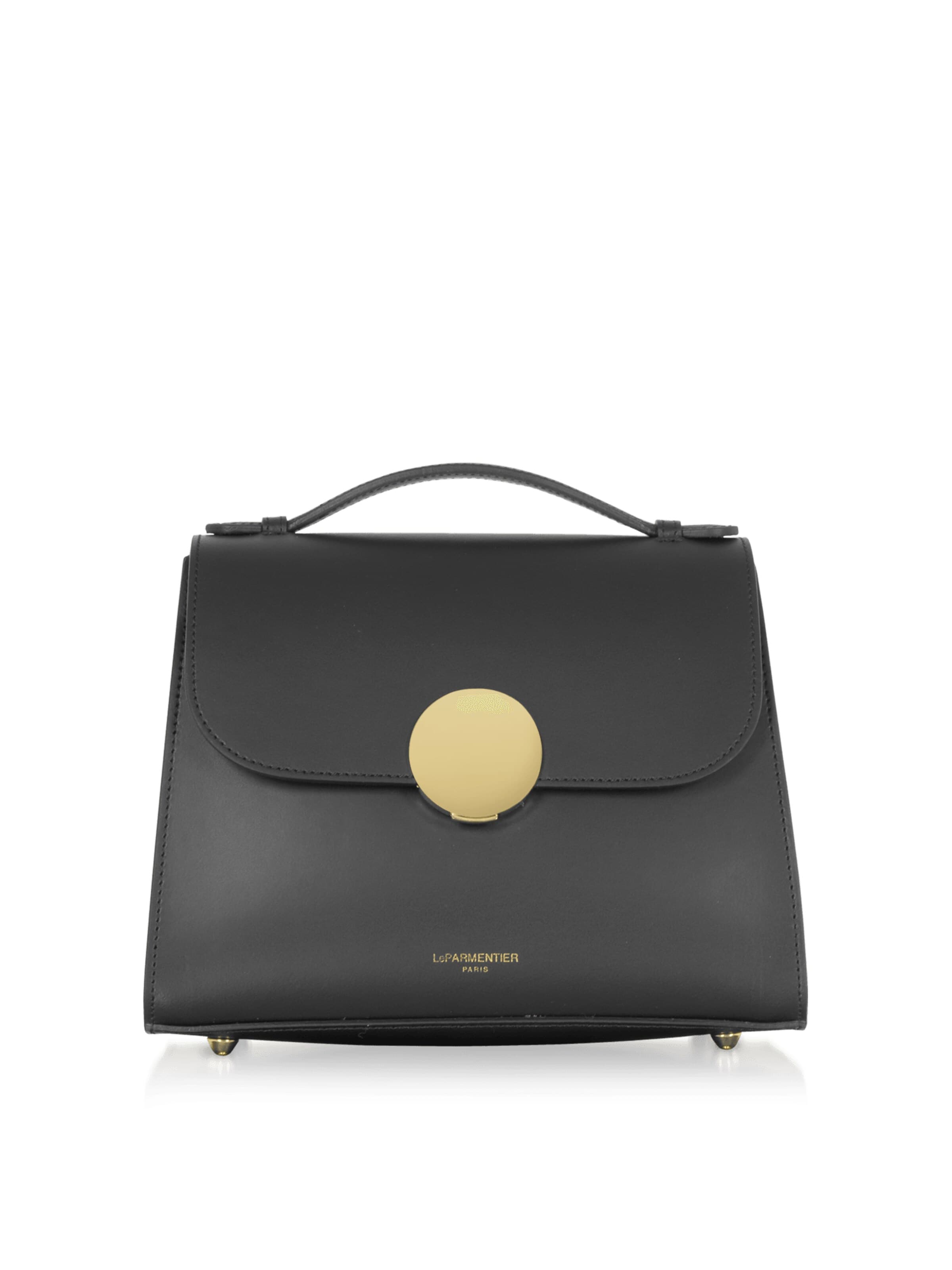 LeParmentier Handtasche 'Bombo'‌‌‌‌ in Schwarz: Vorderseite