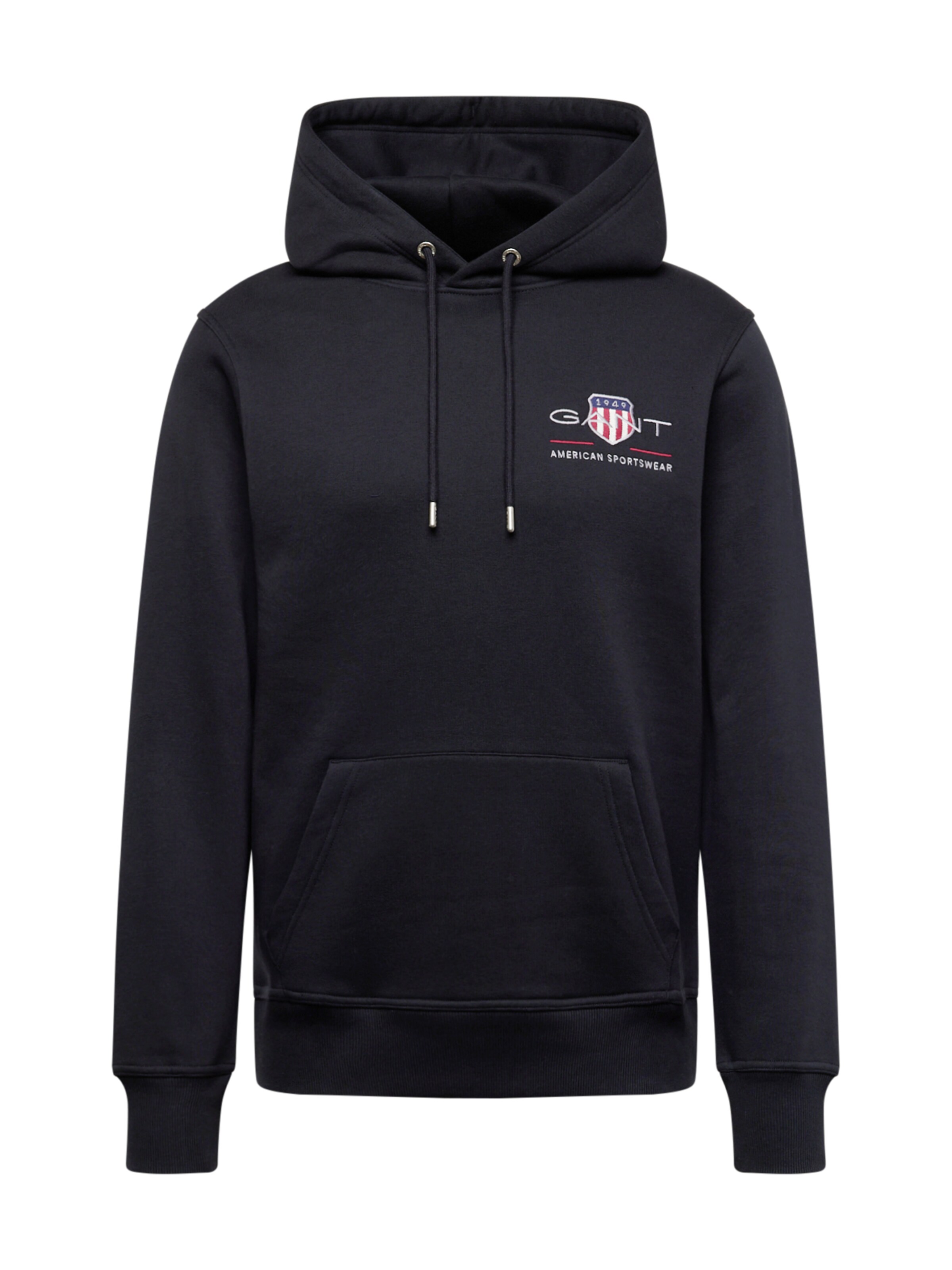 GANT Mikina – černá: přední strana