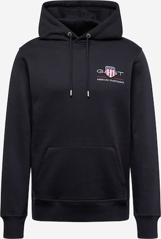 Sweat-shirt GANT en noir : devant