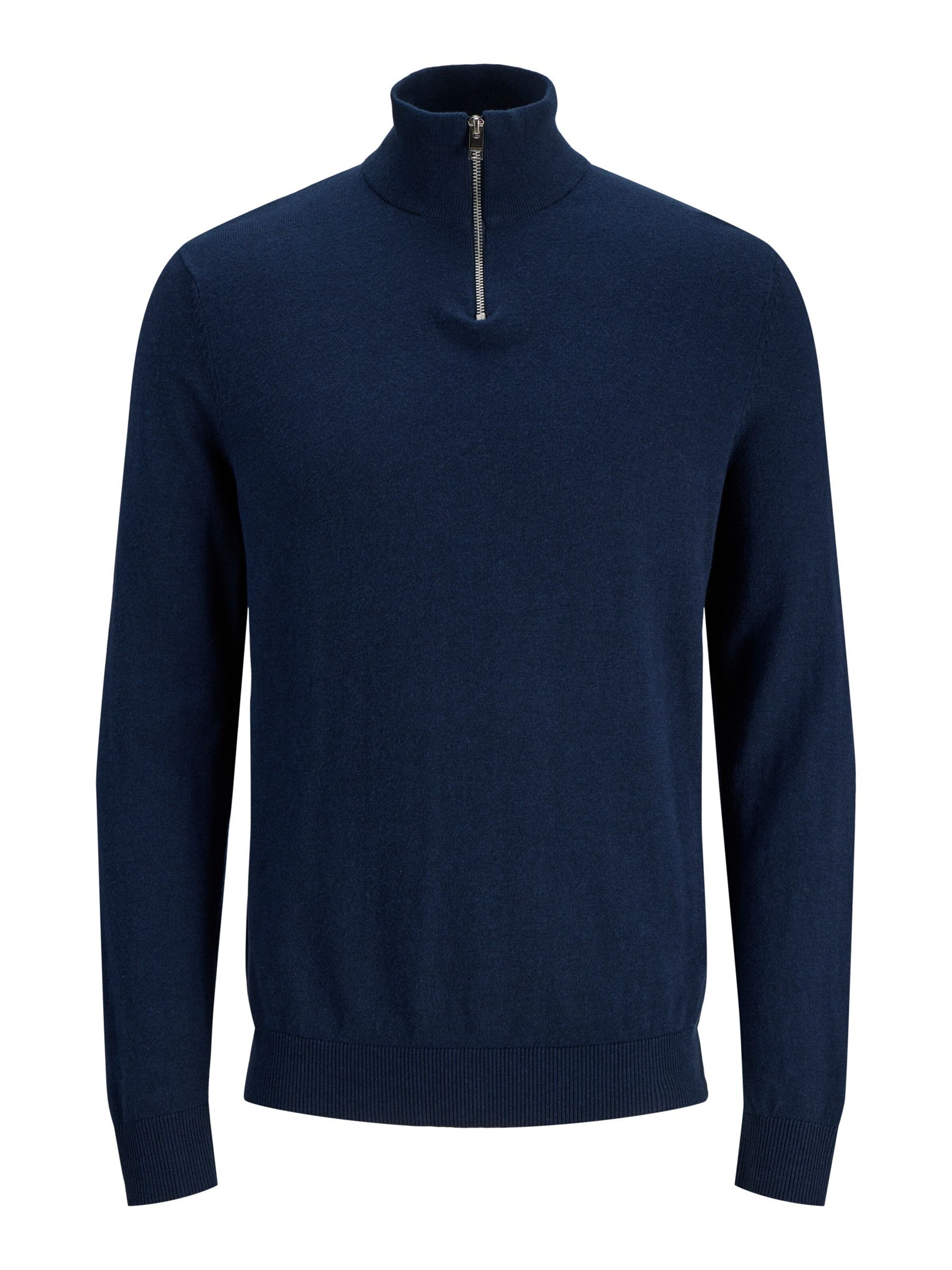 JACK & JONES Sweater 'JJEmil' in Blue: front