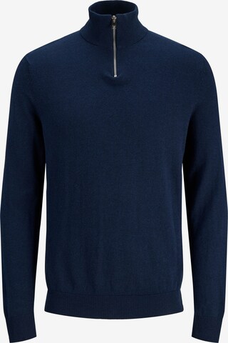 JACK & JONES Sweater 'JJEmil' in Blue: front