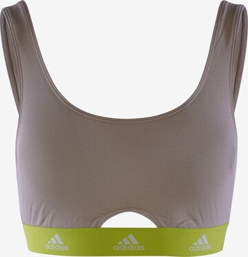 ADIDAS SPORTSWEAR Bralette Bra ' SCOOP BRALETTE ' in Beige: front