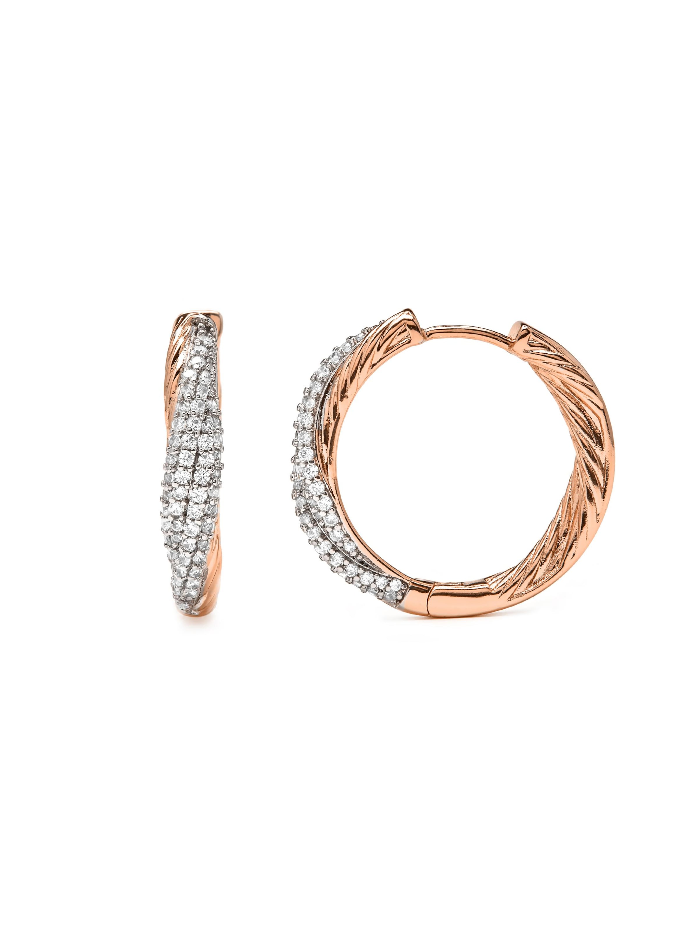 Luxenter - Pendientes 'Ugorma' en oro: frente