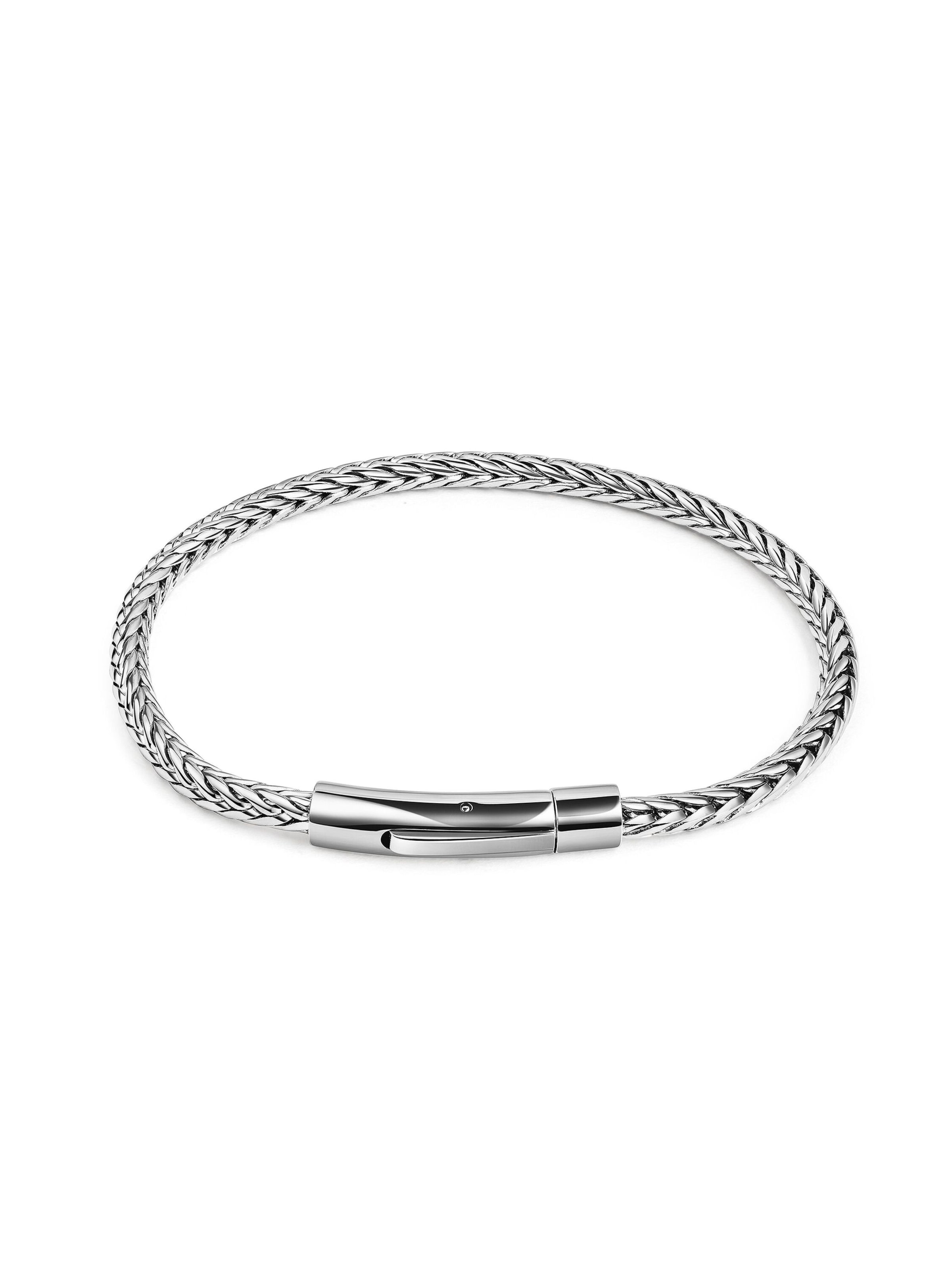 Zeeme Bracelet in Silver: front