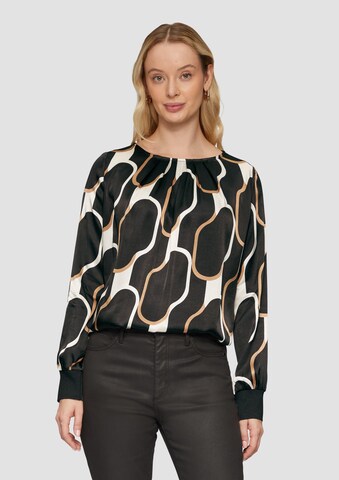s.Oliver BLACK LABEL Blouse in Black: front