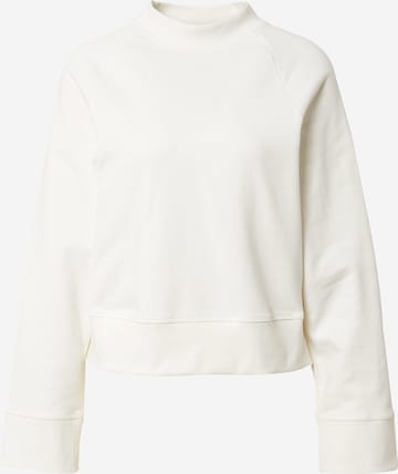 On Sweatshirt in White: front