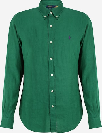 Coupe slim Chemise Polo Ralph Lauren en vert : devant