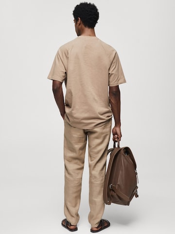 MANGO MAN Bluser & t-shirts 'CIRCO' i beige