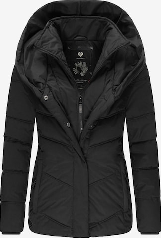 Ragwear Winterjacke 'Natesa' in Schwarz