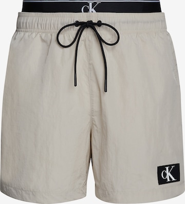 Pantaloncini da bagno di Calvin Klein Swimwear in grigio: frontale