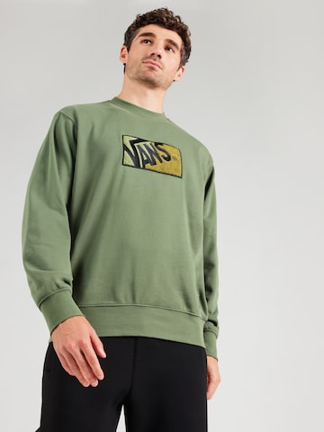 VANS Mikina – zelená: přední strana
