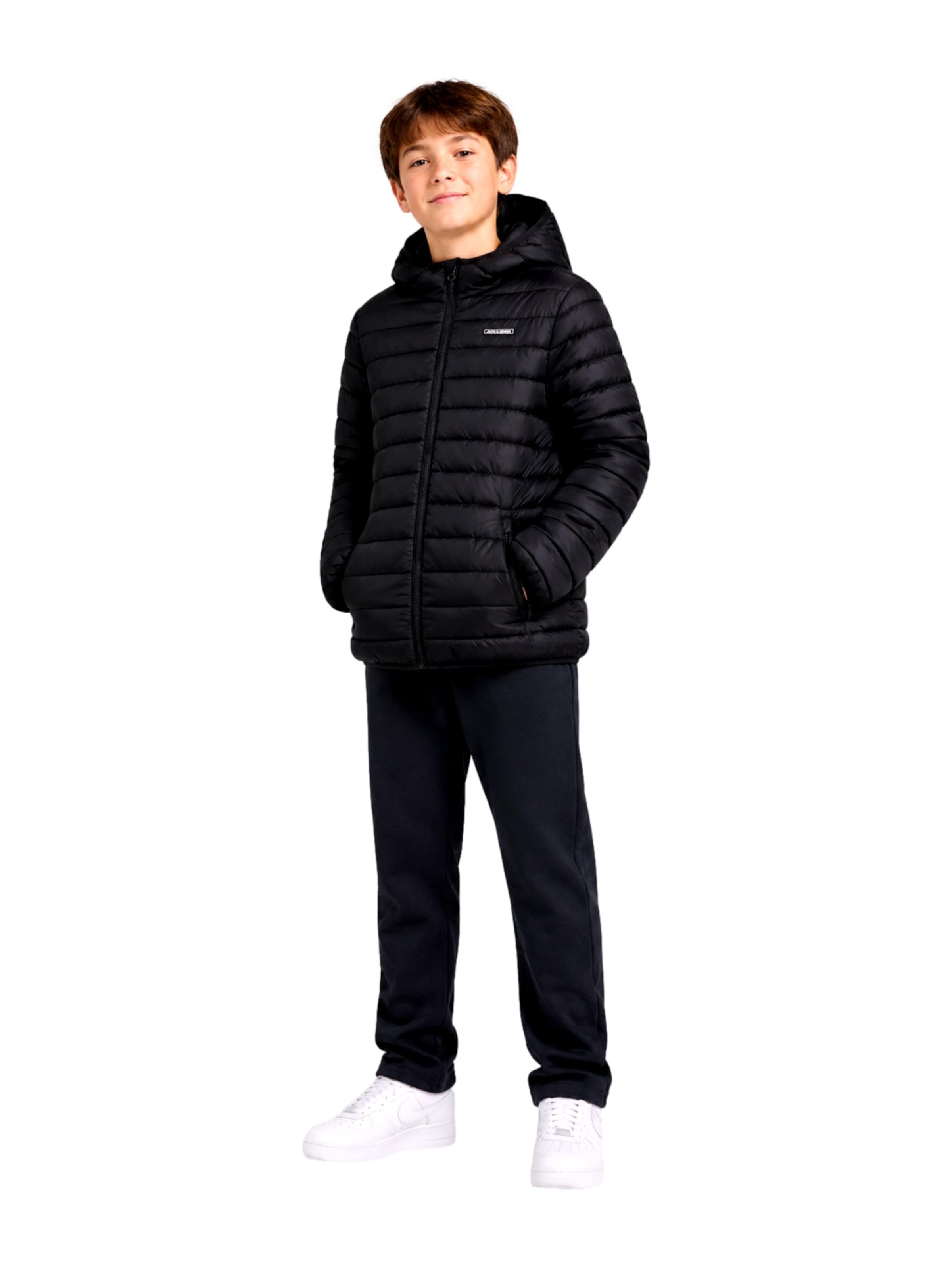 Jack & Jones JuniorPrijelazna jakna 'JJELVIS' - crna boja