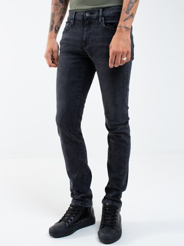 Slimfit Jeans 'Tedd' di BIG STAR in nero: frontale