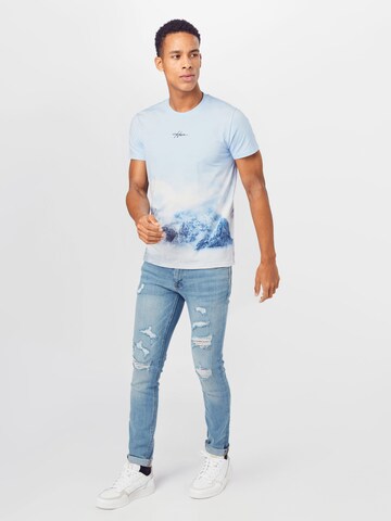 JACK & JONES - Skinny Calças de ganga 'Liam' em azul