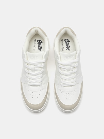 Pull&Bear Rövid szárú sportcipők - fehér