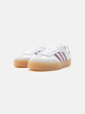 Baskets basses 'Samba' ADIDAS ORIGINALS en blanc