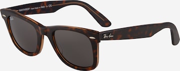 Ray-Ban Слънчеви очила 'Wayfarer' в кафяво: отпред