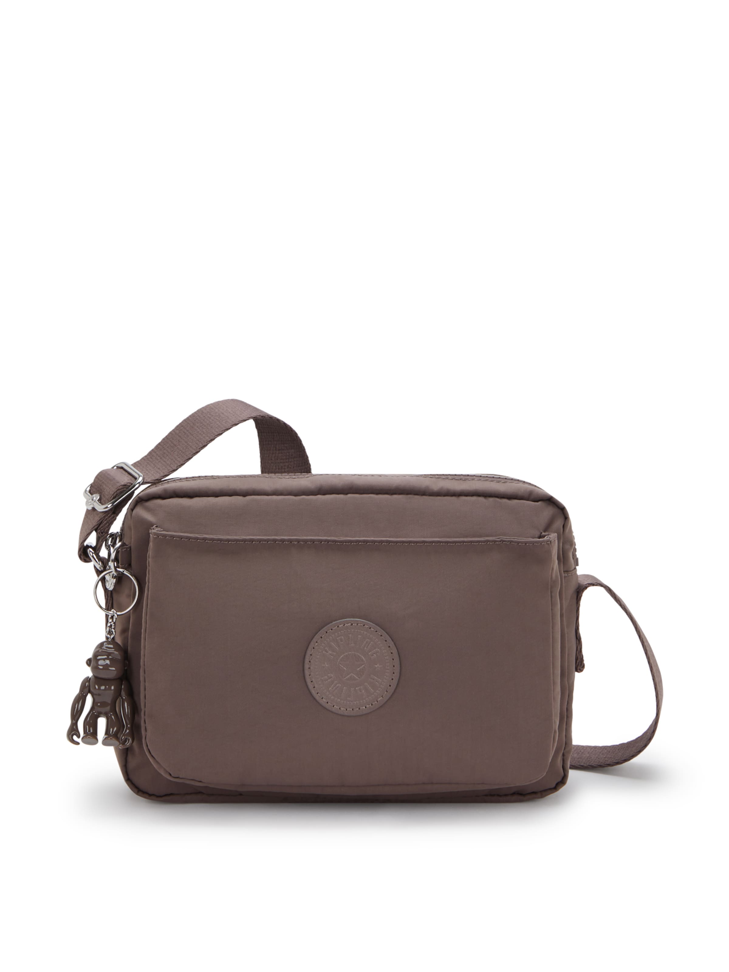 KIPLING - Bolso de hombro 'Abanu M' en marrón: frente