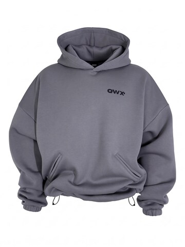 QWX2 Sweatshirt 'ETERNITY' in Grey: front