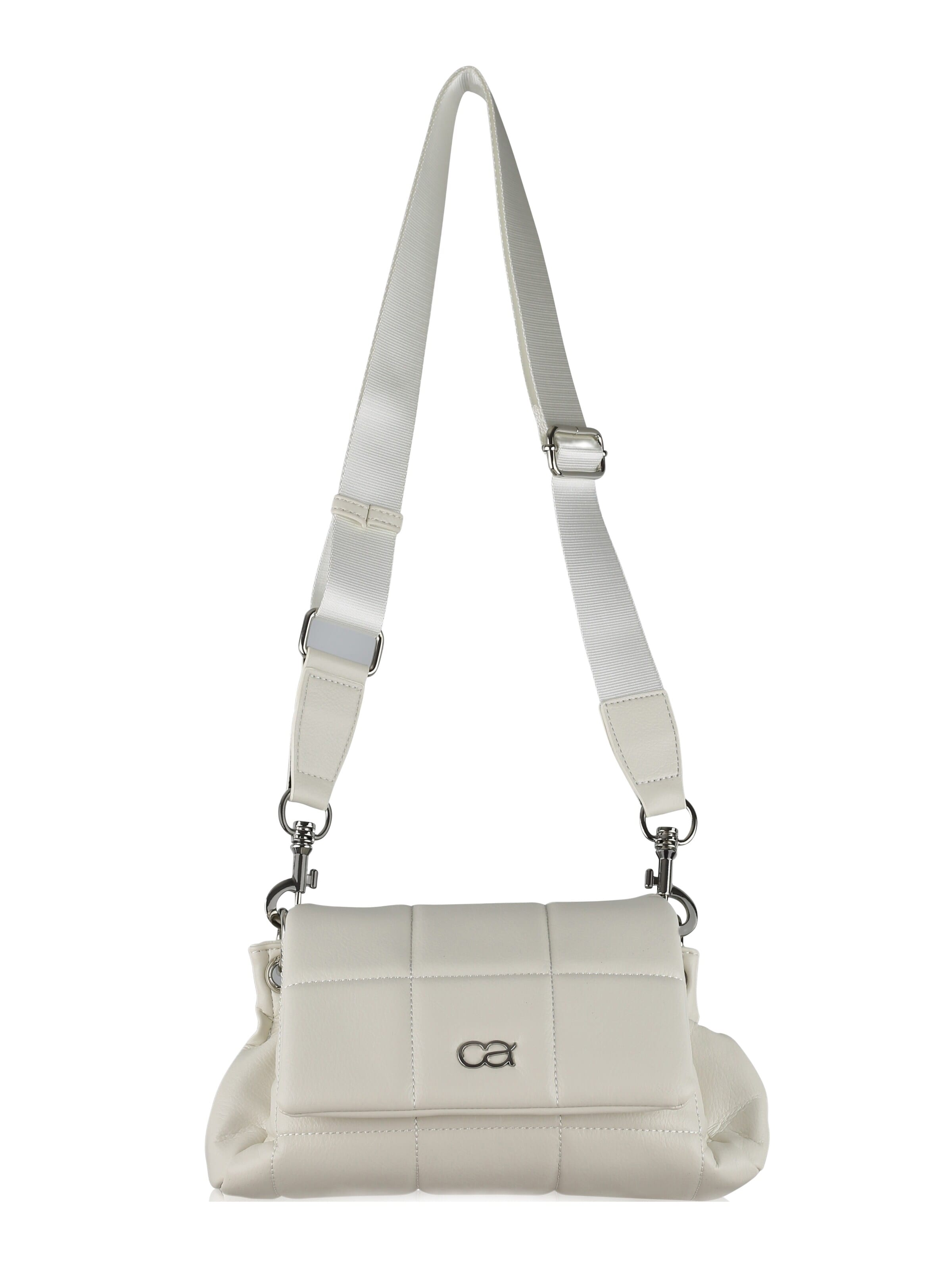 COLLEZIONE ALESSANDRO Crossbody Bag 'Oslo' in Beige: front