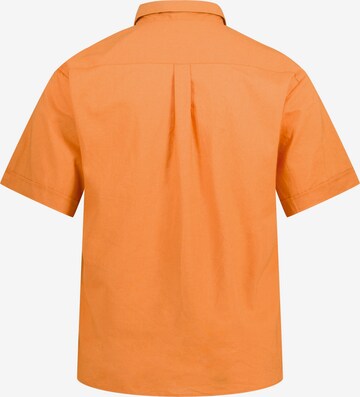 JP1880 Regular fit Button Up Shirt in Orange