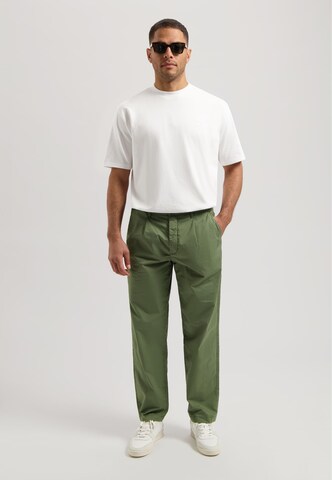 Dstrezzed Loose fit Pleat-Front Pants 'Henry' in Green