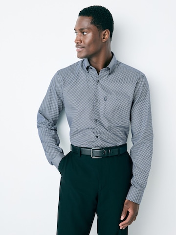 Next Regular fit Srajca | modra barva: sprednja stran