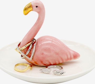 Winkee Jewelry Storage 'Flamingo' in Pink: front
