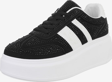 Ital-Design Sneaker in Schwarz: Vorderseite