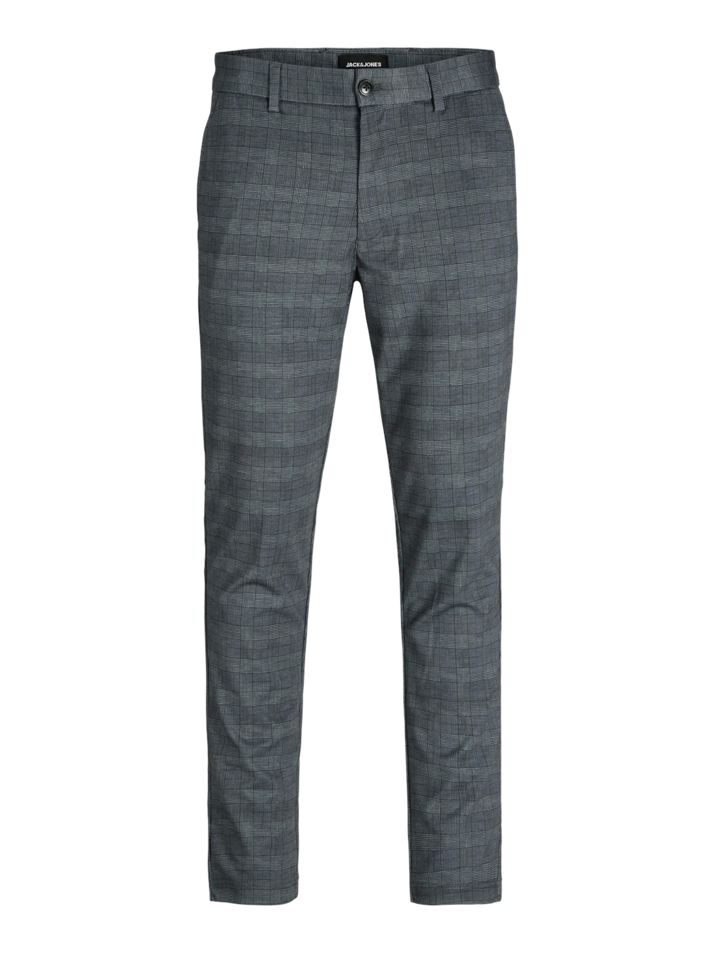 JACK & JONES Slim fit Chino trousers 'Marco' in Grey: front