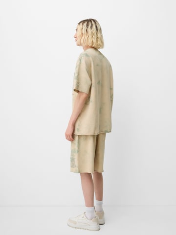 Bershka Shirt in Beige