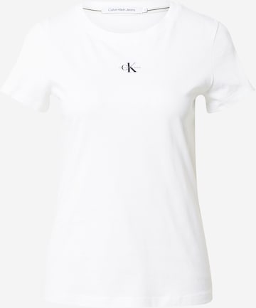 Maglietta di Calvin Klein Jeans in bianco: frontale