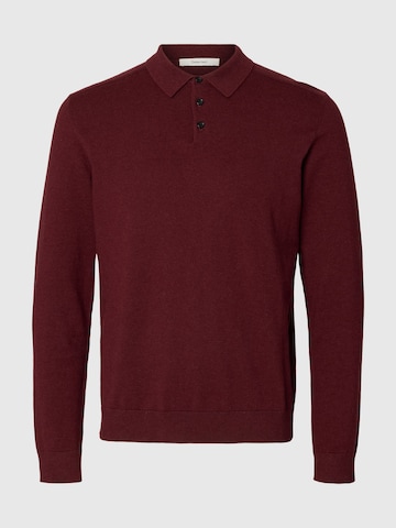 Pull-over 'Berg' SELECTED en rouge