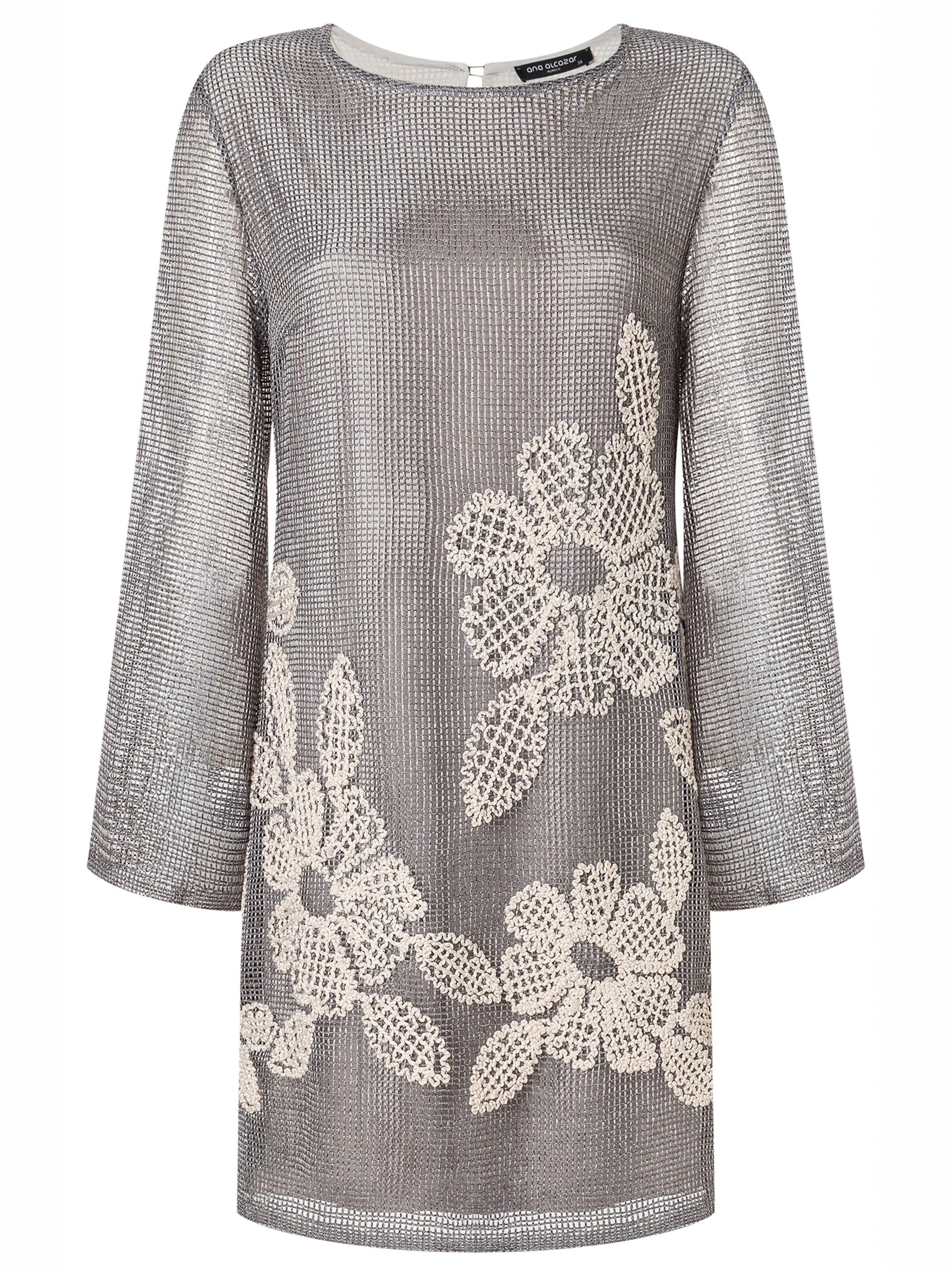 Robe 'Zalia' Ana Alcazar en gris : devant