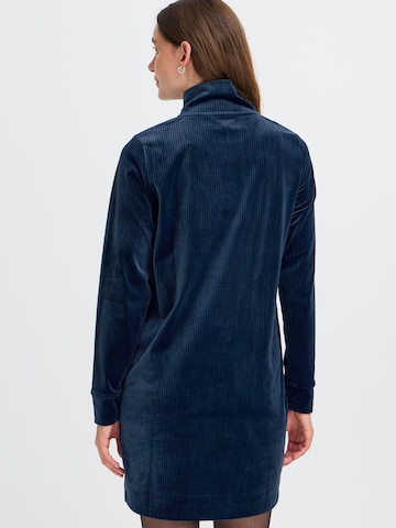 Oxmo Dress ' OXEBBA HALFZIP ' in Blue