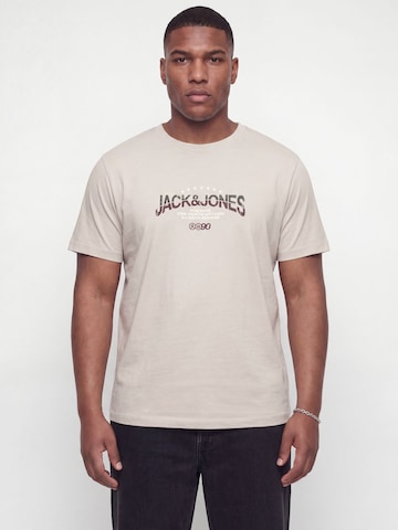 JACK & JONES Shirt in Grijs: voorkant
