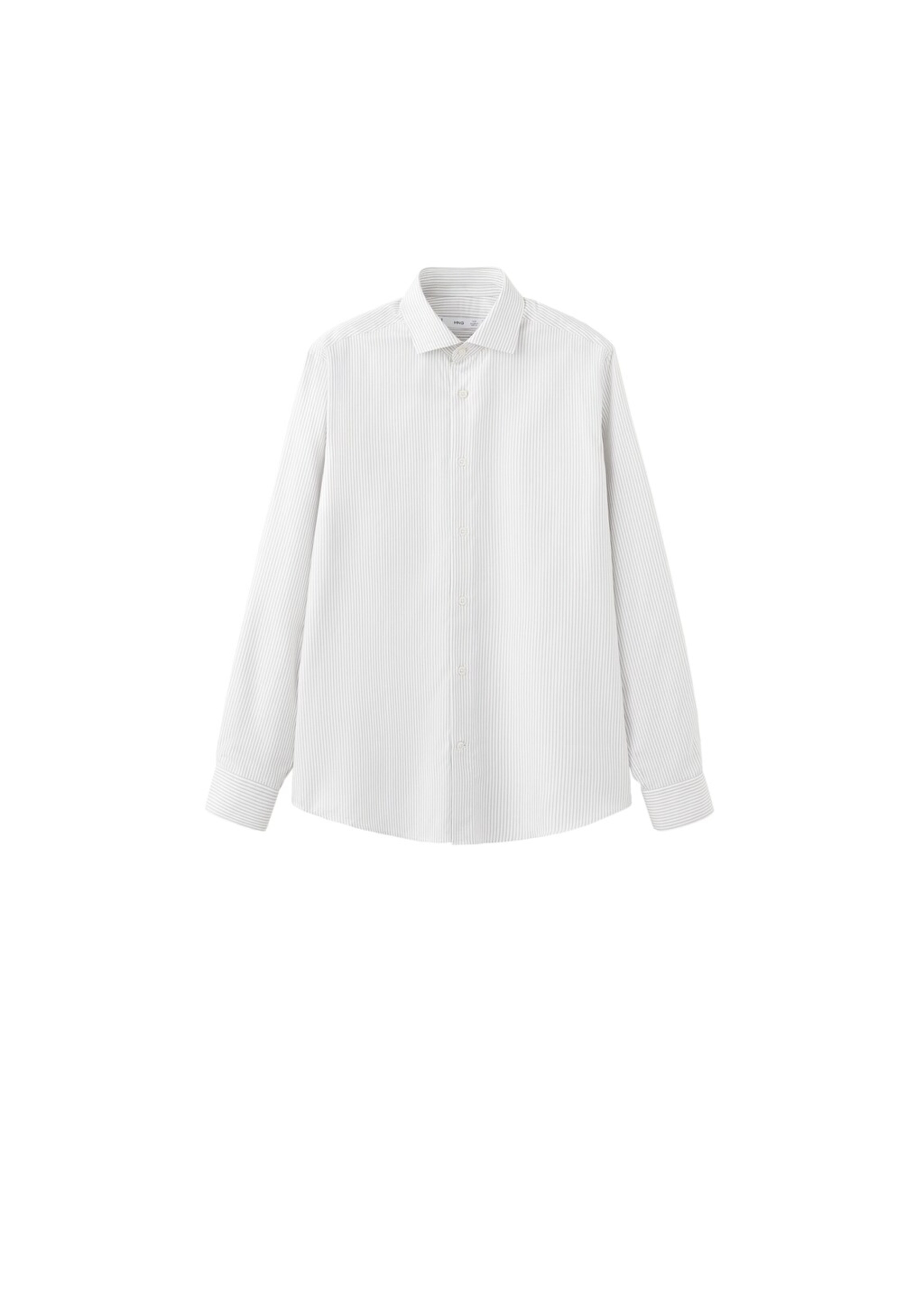 MANGO MAN Button Up Shirt 'Donosti' in Light grey, Item view