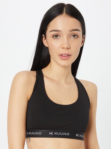 KUUNO Bralette Bra 'Everyday' in Black: front