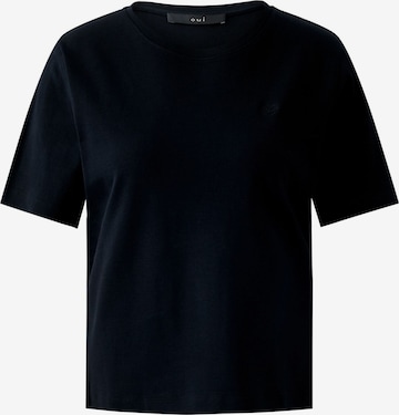 OUI T-Shirt 'Sveha' in Schwarz: Vorderseite