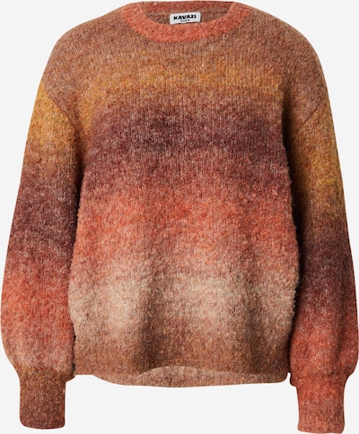 KAVAZI Neulepaita 'Foxglove' värissä ruskea, Tuotenäkymä